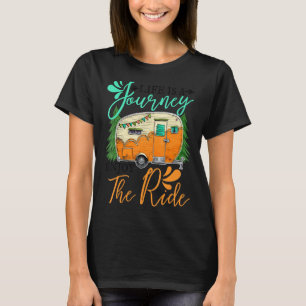 T-shirt Femme Fille Camping Vintage Vie Est Un Voyage Enjo