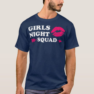 T-shirt Femme filles soirée équipe de nuit femme mariée422