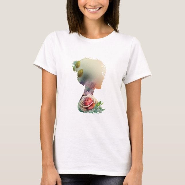 T-shirt Femme Fleur (Devant)