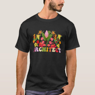 T-shirt Femme Fleur sauvage Graphisme d'été Paysage de fle