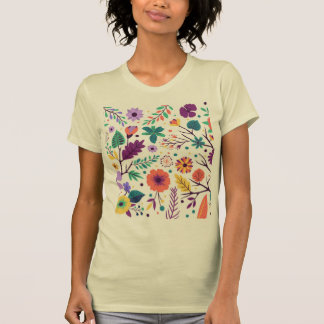 T-Shirt femme Floralis couleur crème