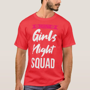 T-shirt Femme folle filles nuit escouade femme mariée