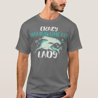 T-shirt Femme folle Hammerhead Lady Design pour Hammerhe