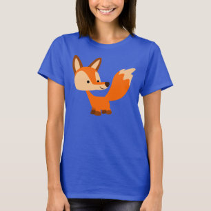 T-shirt Femme Fox Cartoon sympa