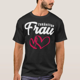 T-shirt Femme future avec un cadeau de cœur