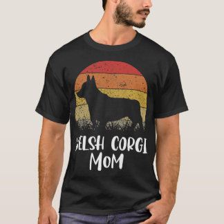 T-shirt Femme Gallois Corgi Chien Maman1851