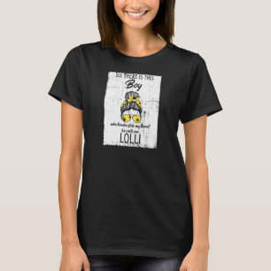 T-shirt Femme Garçon Qui M'A Volé Le Coeur Il M'Appelle Lo