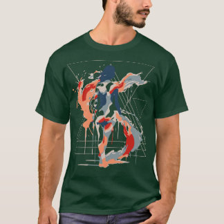 T-shirt femme géométrique