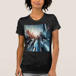 T-shirt femme géométrique Abstrait