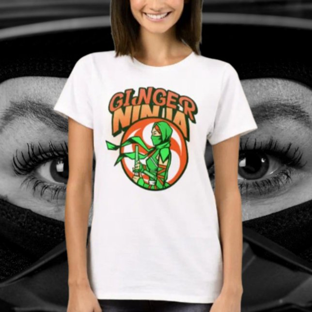 T-shirt Femme Ginger Ninja (Créateur téléchargé)