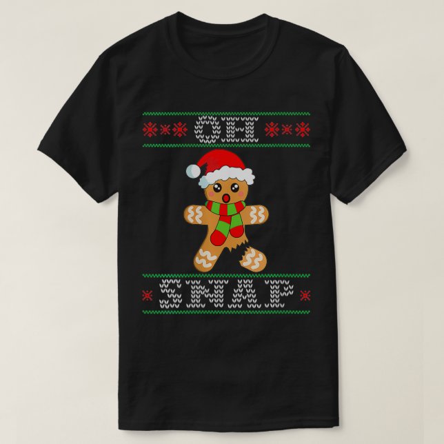 T-shirt Femme Gingerbread Homme cadeau Oh Snap Noël Ugl (Design devant)