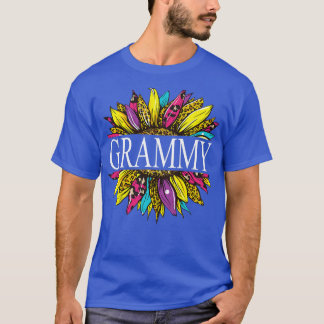 T-shirt Femme Grammy Grammy Grandm de tournesol personnali