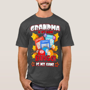 T-shirt Femme Grand-mère est mon nom Bingo est mon jeu Lov