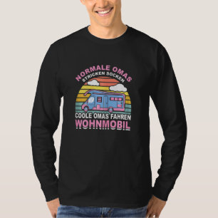 T-shirt Femme grand-mère pensionné Caravan retraite Ca