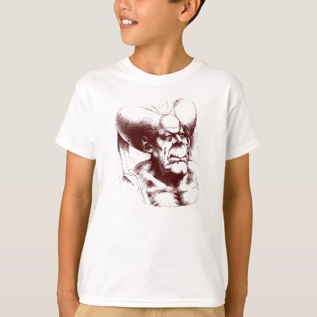 T-shirt femme grotesque (Devant)