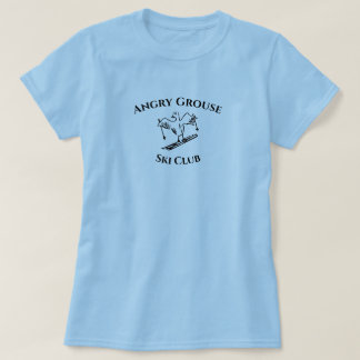 T-shirt Femme Grouse en colère - design noir