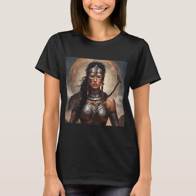 T-shirt femme guerrière (Devant)