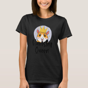 T-shirt Femme Hamster Queen Animal Animal Propriétaire Rod