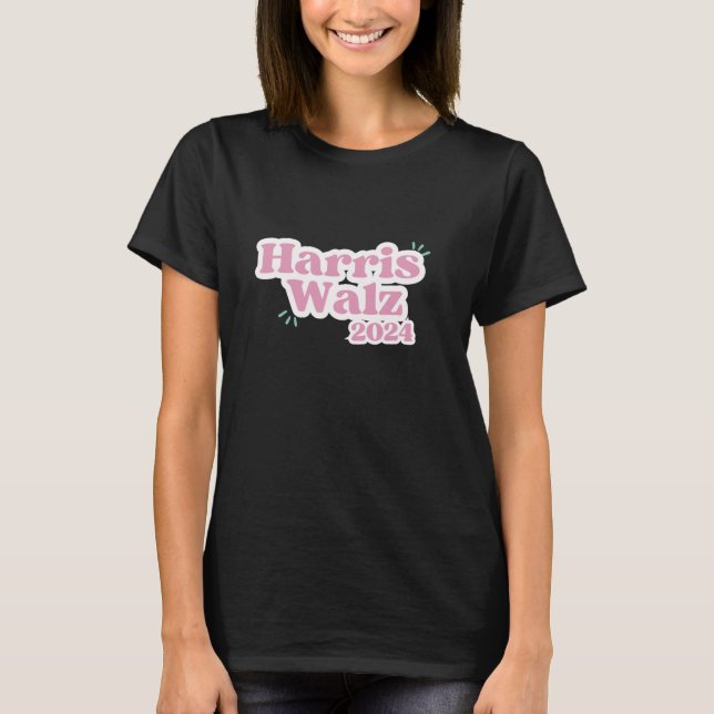 T-shirt femme Harris Walz 2024 (Devant)