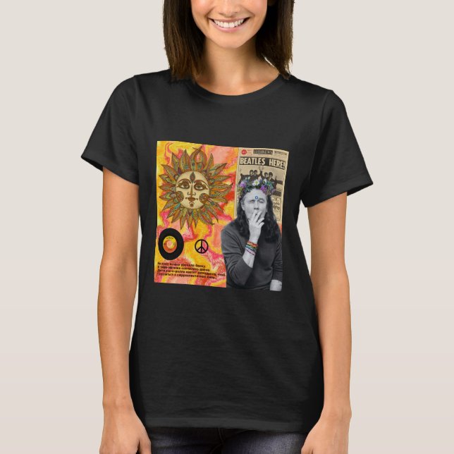 T-shirt femme hippie (Devant)