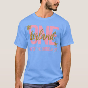 T-shirt Femme Hiver One Derland 1er Anniversaire Fille Hiv