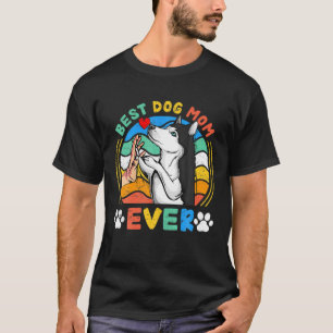 T-shirt Femme Husky Sibir Meilleur Chien Maman Jamais Cade