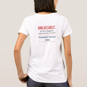 T-shirt Femme invraisemblable Pro-Elizabeth Warren 2020 Re