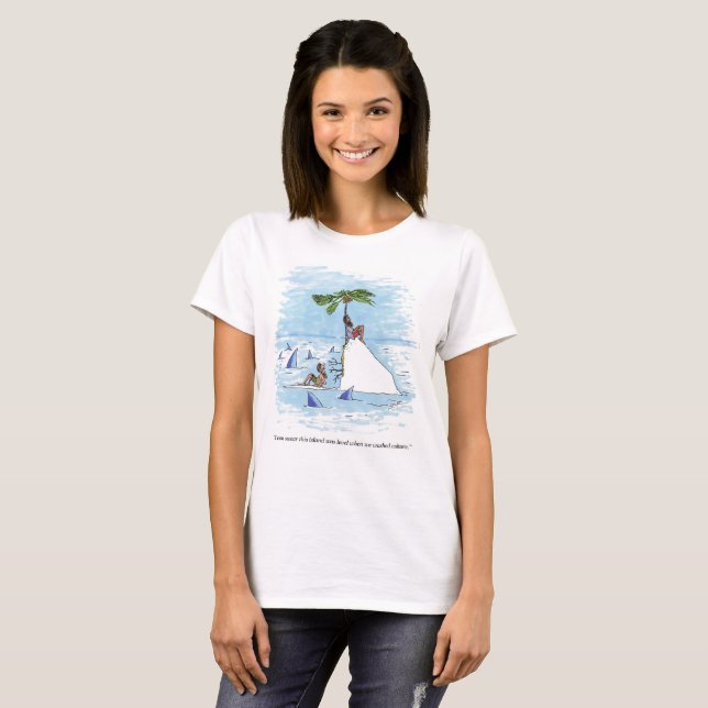 T-shirt femme Island Was Level (Devant entier)