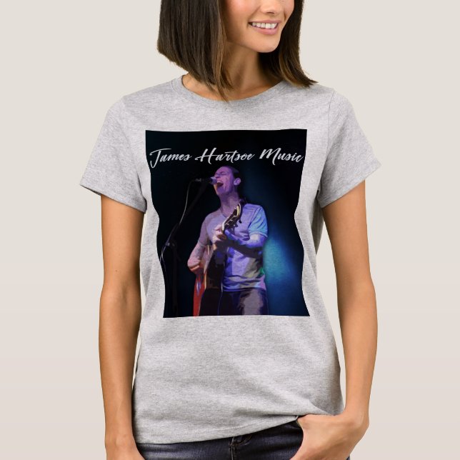 T-shirt femme - James Hartsoe Musique (Devant)