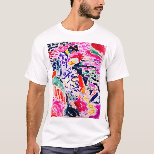 T-shirt Femme japonaise au bord de l'eau, Matisse (Devant)