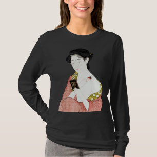 T-shirt Femme japonaise Belle geisha Peinture japonaise