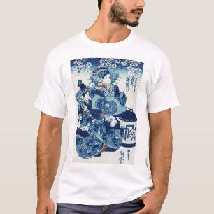 T-shirt Femme japonaise Geisya, Kuniyoshi, Ukiyo-e