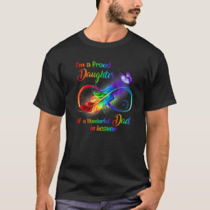 T-shirt Femme Je Suis Fière D'Une Fille D'Un Père Merveill