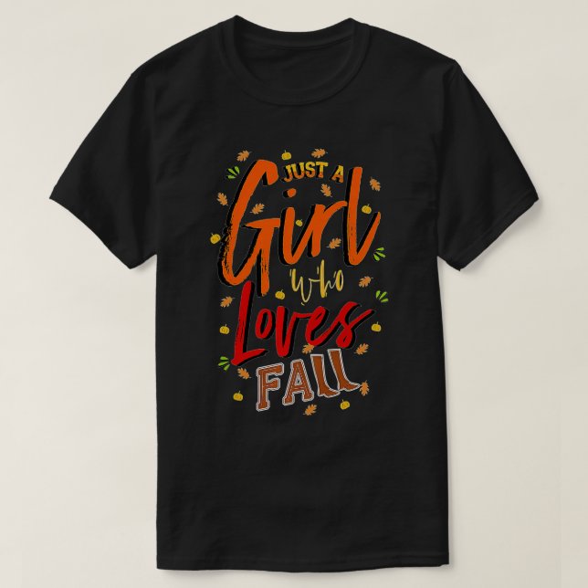 T-shirt Femme Juste une fille qui aime tomber mignonne Mam (Design devant)