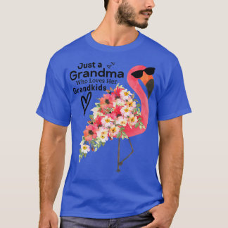 T-shirt Femme Juste une grand-mère qui aime ses petits-enf