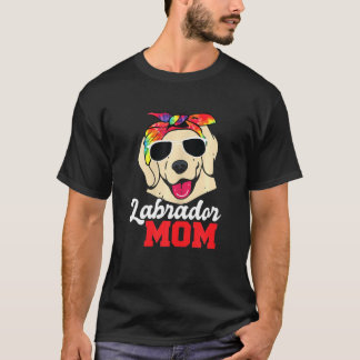 T-shirt Femme Labrador Maman Propriétaire d'animal de comp