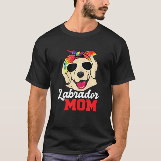 T-shirt Femme Labrador Maman Propriétaire d'animal de comp (Devant)