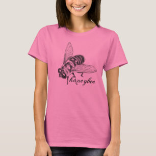 T-shirt Femme Lady's Honeybee T-Shirts plus taille