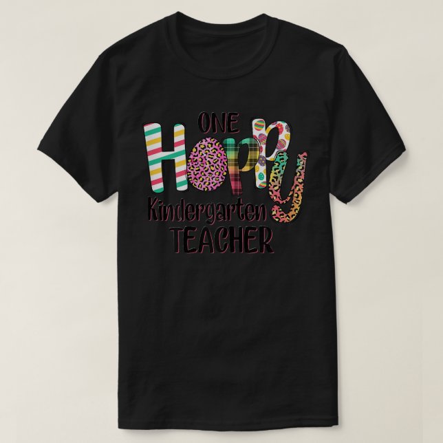 T-shirt Femme Leopard Bunny de Pâques Un jardin d'enfants  (Design devant)