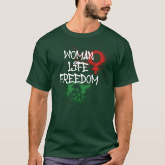T-shirt femme liberté birdsirangraffiti rétro