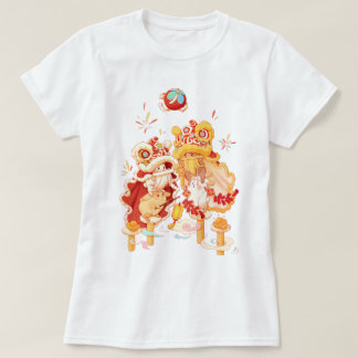 T-shirt femme Lion Dance du nouvel an lunaire