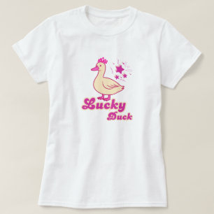 T-shirt femme Lucky Duck Design Moderne