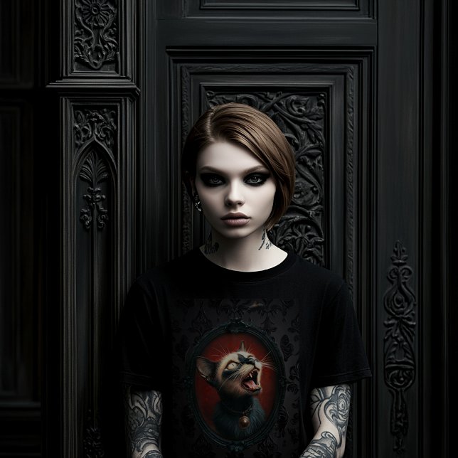 T-shirt femme Mad Cat (Créateur téléchargé)