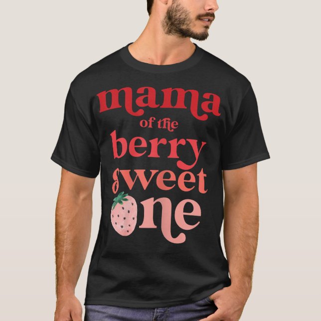T-shirt Femme Mama du Berry Sweet One Strawberry Firs (Devant)