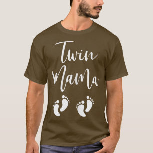 T-shirt Femme Maman De Deux Garçons Mère De Deux Mères De