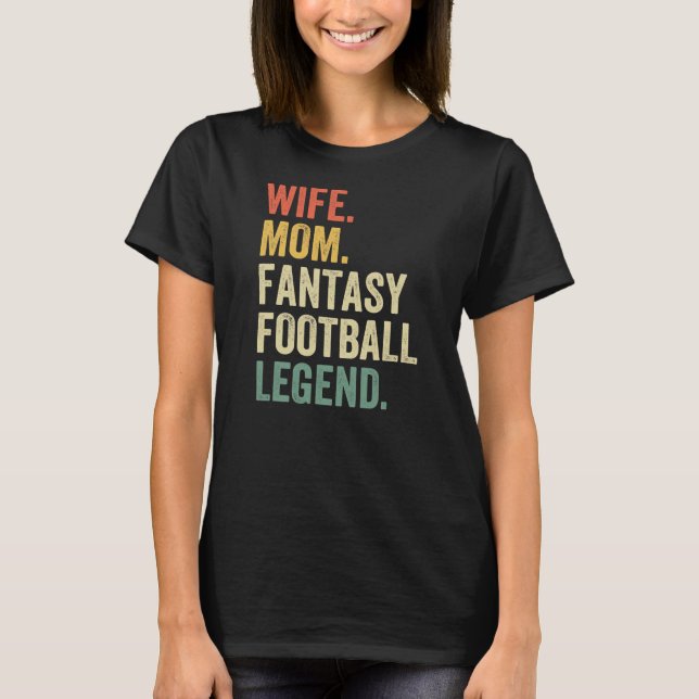 T-shirt Femme Maman Imaginaire Football Légende Drôle Mère (Devant)
