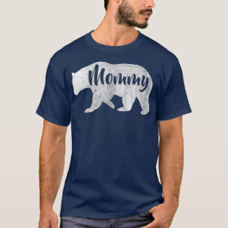 T-shirt Femme Maman Ours Awesome Camping