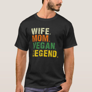 T-shirt Femme Maman Vegan Légende Véganisme Plante biologi