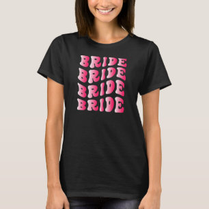T-shirt Femme Mariée I Do Crew Retro Bachelorette Party Br