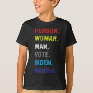 T-shirt Femme. Mec. Votez. Biden. Harris